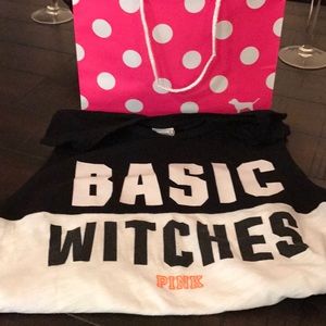 Victoria secret pink basic Witches tank top